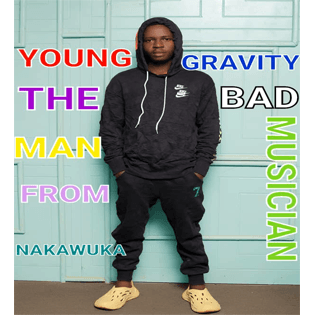 Young Gravity, Ugandan Afrobeat and Luganda music artist in promotional photo