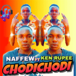 Ken Rupee and Naffew in a romantic Afrobeat-themed setting for their love song "Chodichodi"