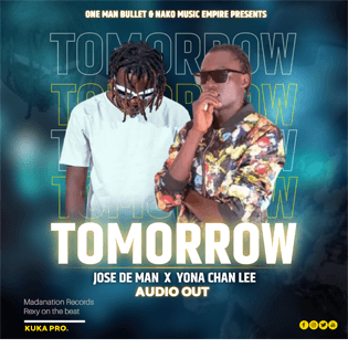 Jose De Man and Yona Chan Lee promoting their new Ugandan Afrobeat single "Tomorrow"
