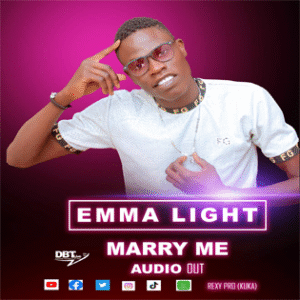 Emma Light in a romantic setting, promoting his song “Marry Me”