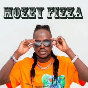 Mozey Fizza, recording and performing artist from Karamoja, Uganda, posing confidently in a vibrant outfit