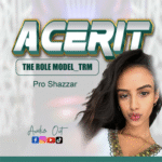 Cover art for the song "Acerit" by TRM featuring vibrant colors and dynamic design elements.