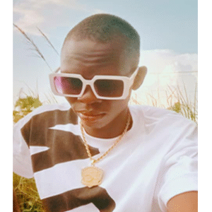 Black Weapon posing for a promotional photo in stylish attire, representing Teso music culture.