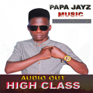 Papa Jay posing against a vibrant backdrop for the release of his love song High Class – a dancehall track with smooth vocals and romantic vibe