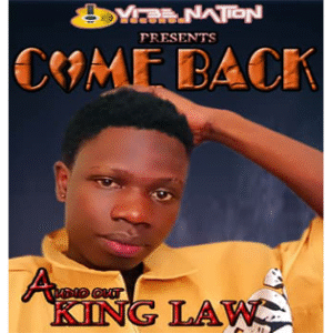 King Law promotional image for the song "Come Back" featuring emotional, moody visuals
