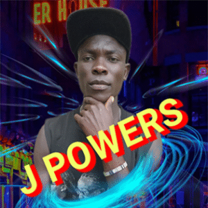 Portrait of J Powers, Ugandan Teso music artist, promoting his latest songs on Tesotrumpet