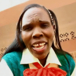 Mary Mwanika, Teso gospel artist, performing worship music.