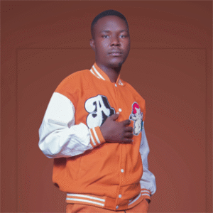 Sunny Bright P posing for promotional Afrobeat music cover