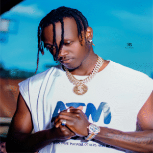 Ugandan dancehall artist Caliper Rymstar featured in the official promotional image for his hit single Mam Ipodo