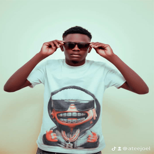 Future Boy and P Scorpy performing a romantic Teso love song with warm sunset tones, expressing joy and readiness for love