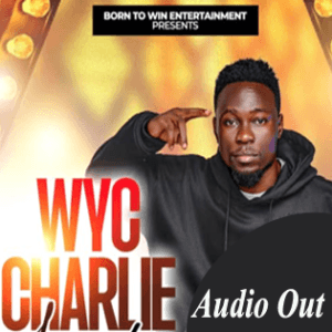 Wyc Charlie performing live with vibrant Teso music vibes, showcasing energy, emotion, and captivating stage presence