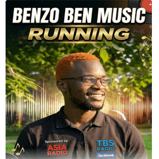 Running by Benzo Ben cover art showing energetic vibes and motion theme