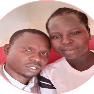 Gospel artists Sister Josephine and Brother Sam Ainyor posing together for a featured music image